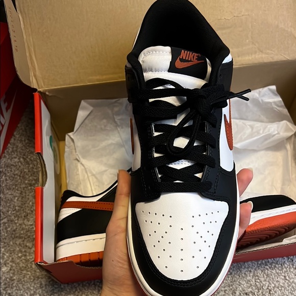 Nike Black and Orange Dunks - Picture 2 of 4